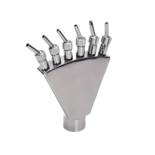 فوهة نافورة كف ستيل