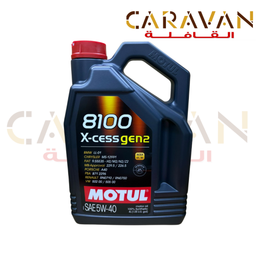 زيت محرك 5W-40 4L x-cess gen2 8100 - موتول