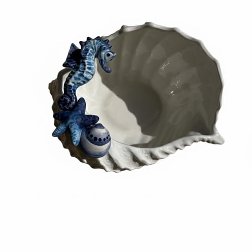 زبدية "أعماق البحار" السيراميكية - قطعة فنية لتقدي...