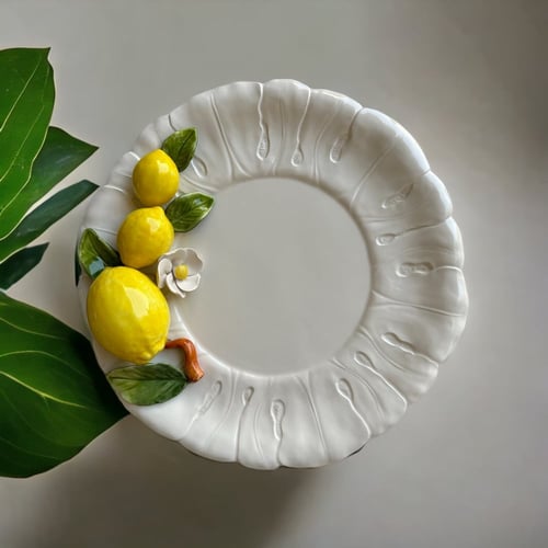 صحن تقديم- بمجسم الليمون