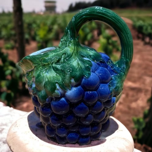 ابريق عصير - بمجسم العنب