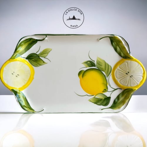 صحن منعش بنقش الليمون