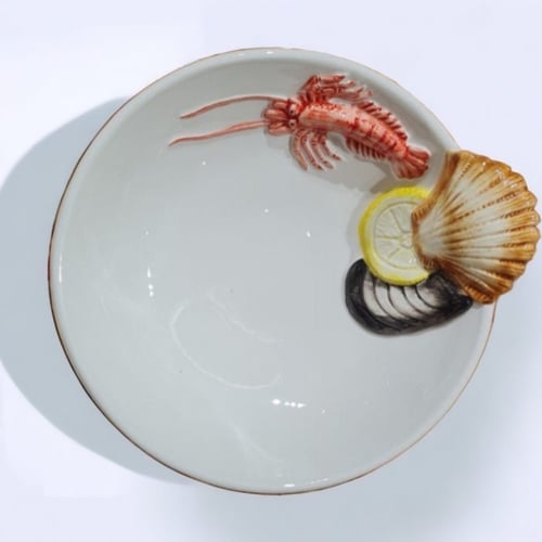 صحن تقديم - بنقش البحريات