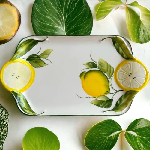 صحن منعش بنقش الليمون