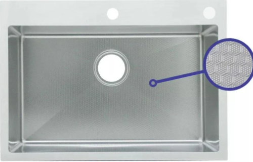 مجلى حوض واحد3نانو 90*45سم انجاز كو