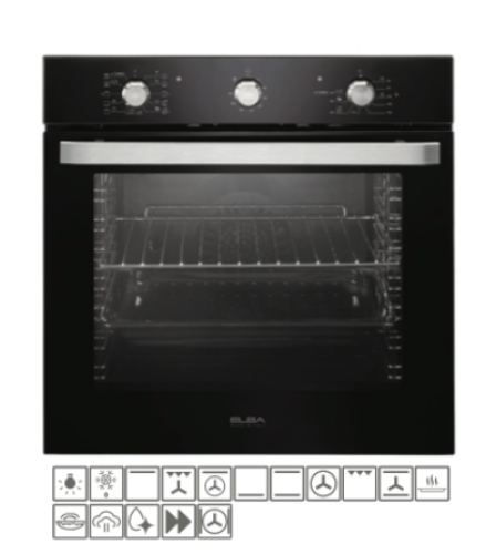 AS EL 8 XLBفرن الباء 60سم 11وظيفة