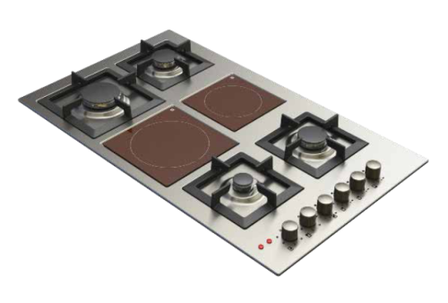 J5022سطح كتشن لاين غاز+كهربا 90 سم