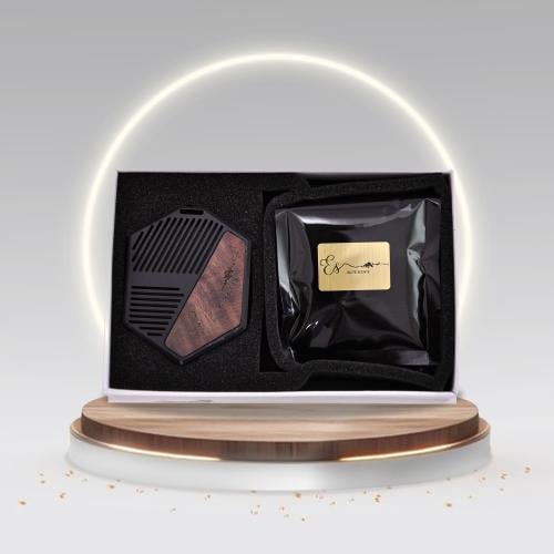 تعليقة معطر جو للخزائن و السيارة اسود