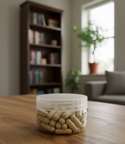 كبسولات قشر الرمان