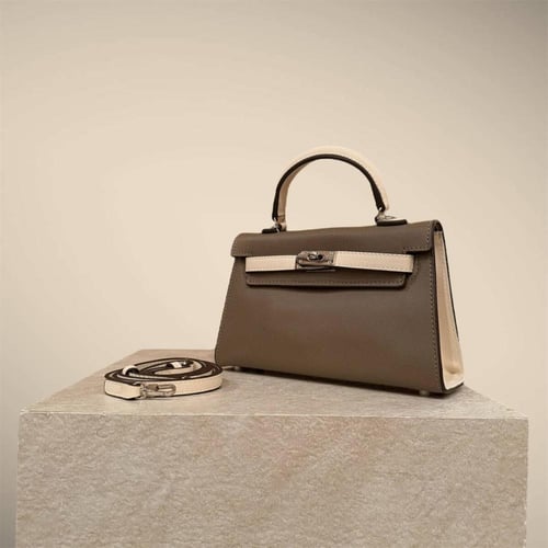 شنطة كيلي مكس كاكي