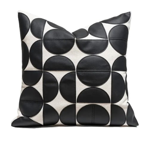 غطاء خدادية أسود وأبيض