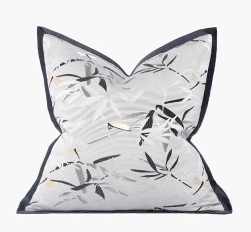 غطاء خدادية رمادي وأسود