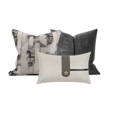 طقم خيل رمادي