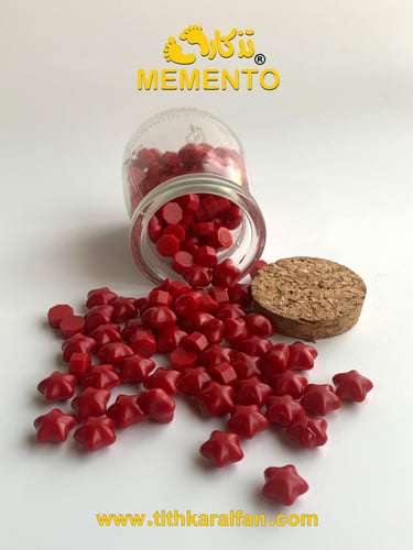 حبات شمع أحمر 150 حبة