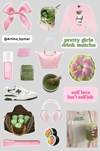 Matcha girl - ستيكرات 3d