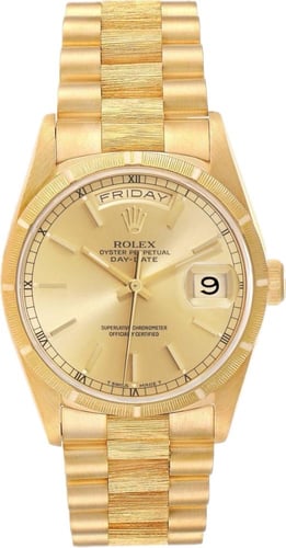 32- Rolex Gold watch for men