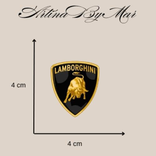 4- Car logo | شعار لامبورجيني