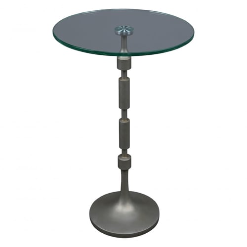 طاولة خدمة اللاما باللون الفضي