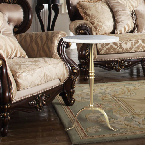 طاولة خدمة رولا باللون الذهبي