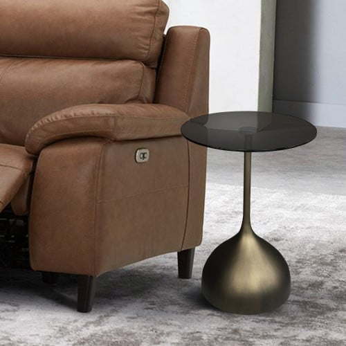 طاولة خدمة سكاي باللون النحاسي المعتق