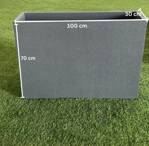 حوض زرع مستطيل