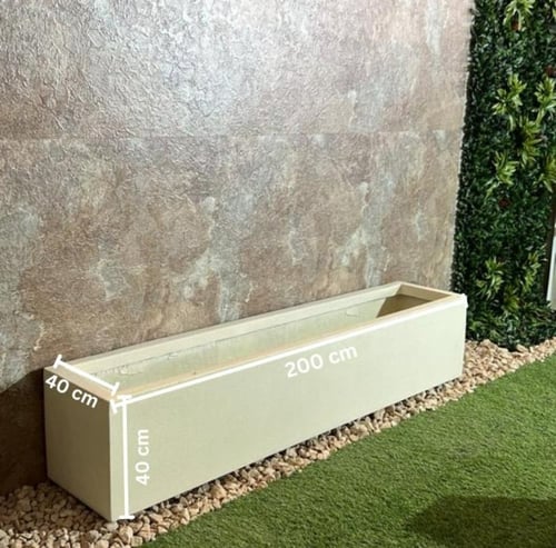 حوض زرع مستطيل