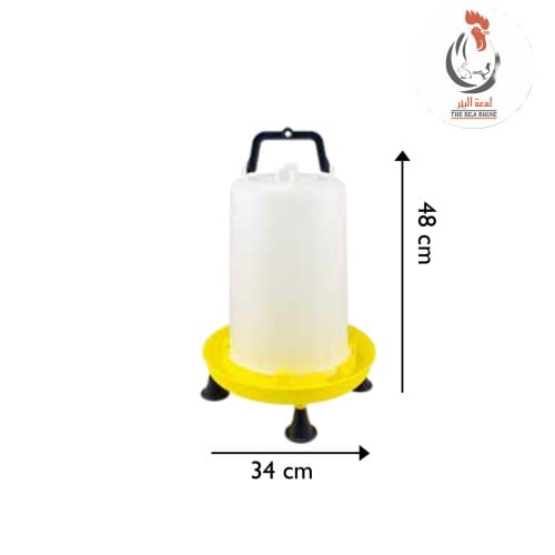 مشرب بلاستيك بمقبض وسدادة وارجل وغطاء بولي بروبلين...