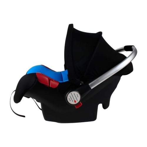 كرسي أمان للاطفال لون ازرق مع اسود