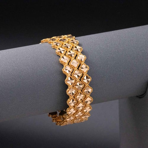 غوايش ذهب تصميم وردة