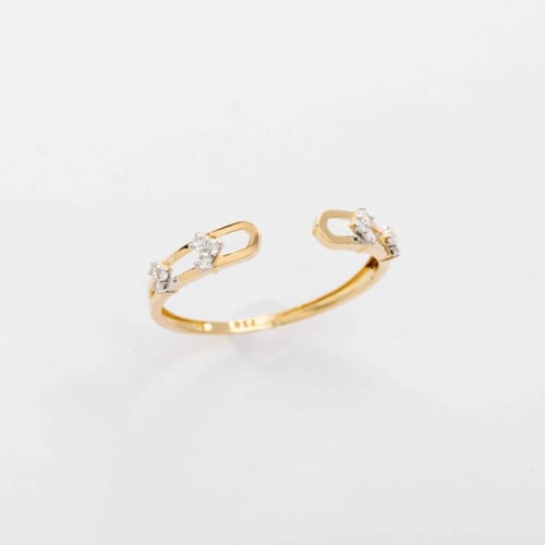 خاتم ذهب ايطالي مقاس 7