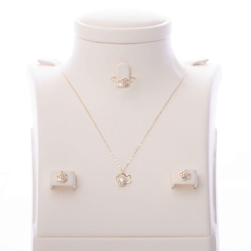 طقم ذهب اطفال ناعم شكل سمكة