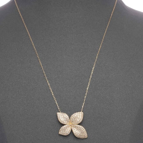 عقد باسكال ايطالي ذهب أصفر