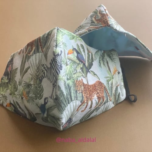 كمامة قماشية على شكل ادغال #87