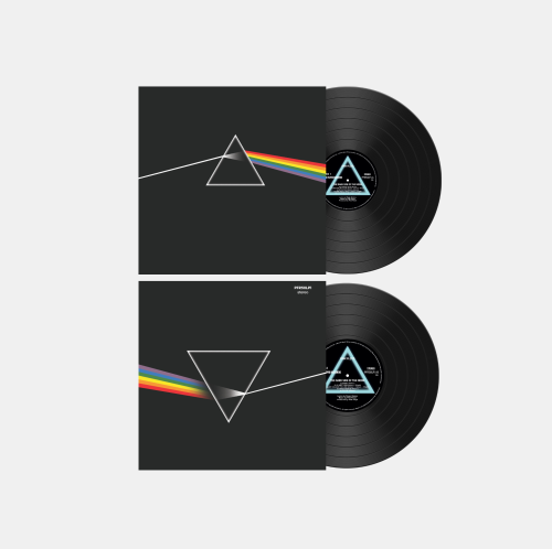 اسطوانة جرامافون أجمل أغاني Pink Floyd Dark side o...