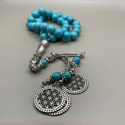 فيروزه | سبحة عقيق برازيلي