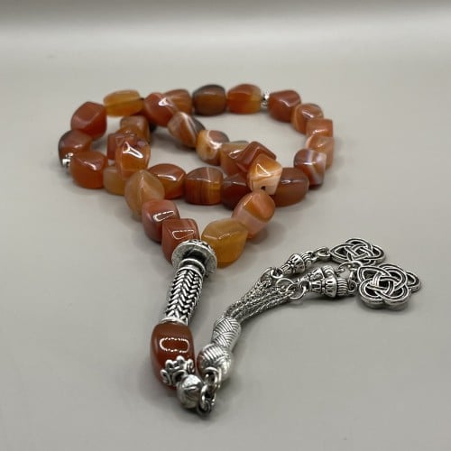 قفراء | سبحة عقيق برازيلي