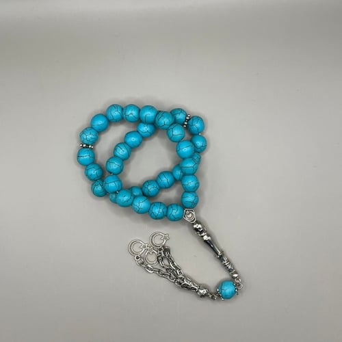 فيروزه | سبحة عقيق برازيلي