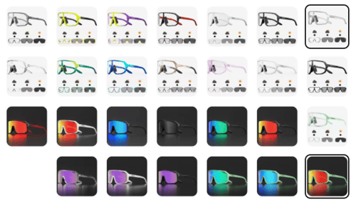 SCVCN اللونية عدسات للدراجة