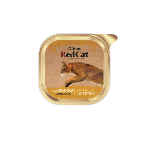 ريد كات - غذاء رطب متوازن للقطط ، مكون من لحم الدج...