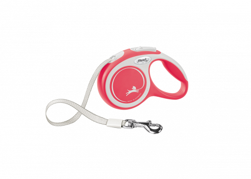 فلكسي مقود الكلاب نيوكمفورت مقاس صغير جدا لون احمر...