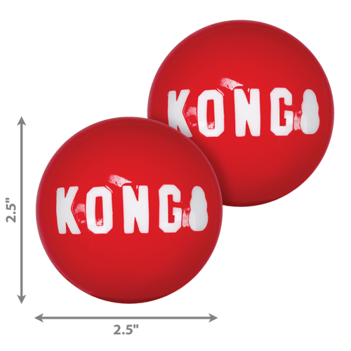 كونج - سيجنتشر كراة العض و اللعب للكلاب (قطعتين مق...