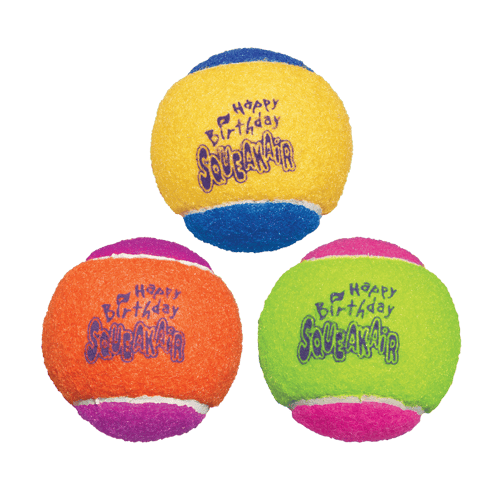 كونج - سكويك اير كرات التنس للعض و اللعب للكلاب -...