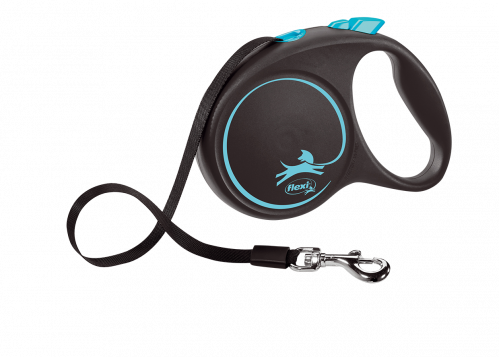 فلكسي مقود الكلاب ديزاين مقاس كبير لون ازرق (طول 5...