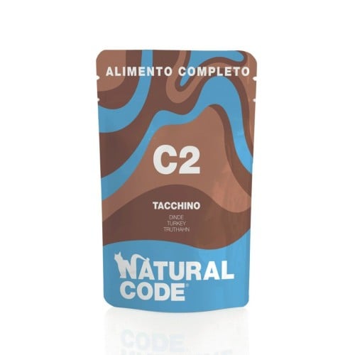 ناتشورال كود - طعام رطب طبيعي للقطط البالغة بنكهة...