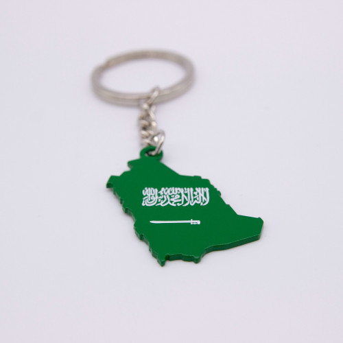 Saudi map medal / Saudi map keychain