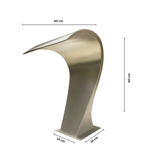مصب شلال مسبح كوبرا من استنلس ستيل 304 – تصميم عصر...