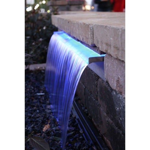 مصب شلال ستانلس ستيل مفتوح - جداري أو حر