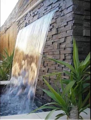 مصب شلال ستانلس ستيل مفتوح - جداري أو حر