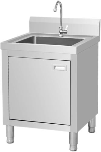 حوض ستانلس ستيل 304 تجاري 50×50×80 سم