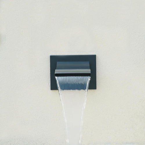 مصب شلال ستانلس ستيل 316 اسود مقاوم للصدأ - 3 قطع...